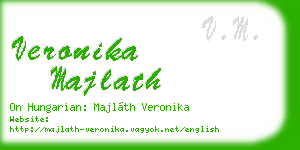 veronika majlath business card